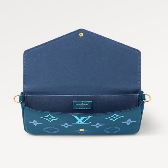 Louis Vuitton Félicie Pochette Gradient Blue - Picture 4 of 10